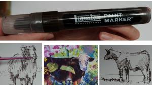 Liquitex Professional Paint Marker Pen review - video demo